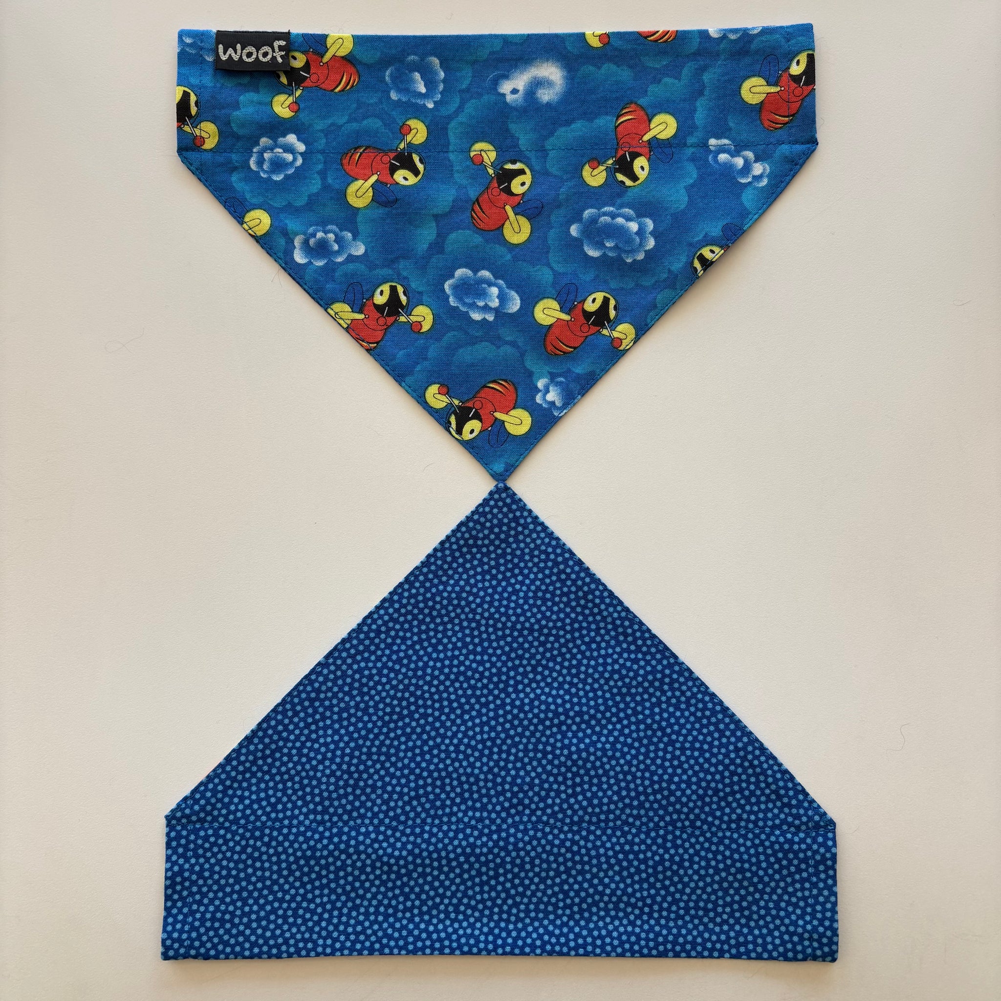 Dog Bandana - Over Collar Style - Buzzy