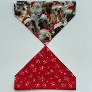 Dog Bandana - Over the collar style - Christmas