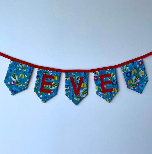 Personalised Bunting - Pīwakawaka